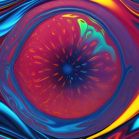 Abstract coloring background of the gradient with visual wave,twirl and lighting effectsの素材