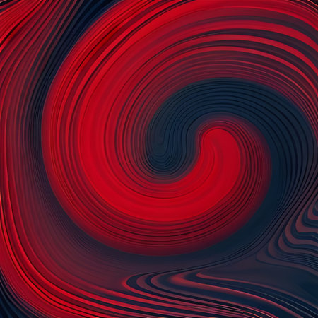 Abstract red and black spiral background. Vector illustration. Eps 10.の素材