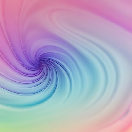 abstract background with smooth lines in pink, blue and yellow colorsの素材