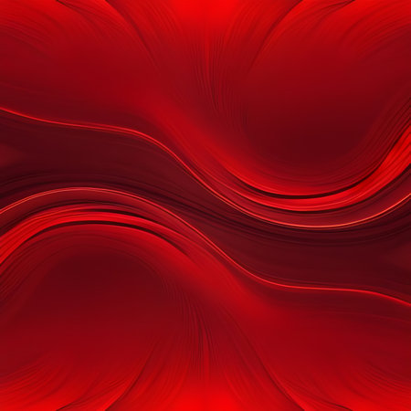 Red abstract background with smooth lines in it. Vector Illustration.の素材