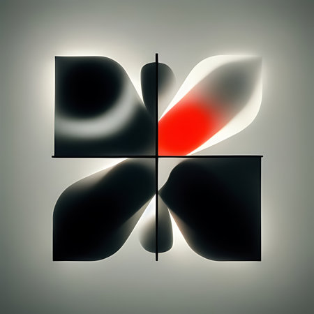 Abstract background with black and red elements. Vector illustration for your design.の素材