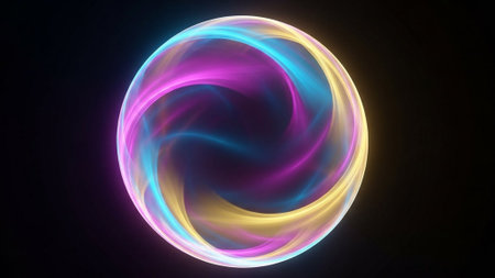 Abstract fractal. Fractal art background for creative design. Decoration for wallpaper, desktop, poster, cover booklet. Print for clothes, t-shirt. Creative illustration for designの素材