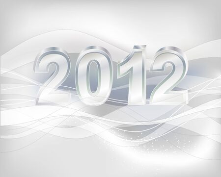 beautiful vector new year and chritsmas illustrationのイラスト素材
