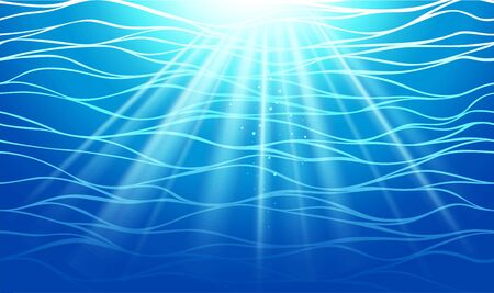 Seamless marine wave patterns のイラスト素材