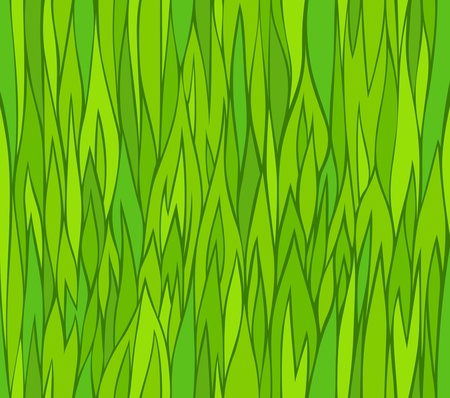 Seamless green grass patterns のイラスト素材
