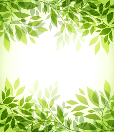 abstract background with green sheet