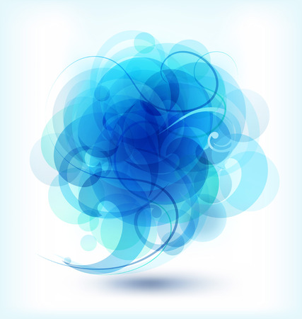 Abstract background with blue elementsのイラスト素材
