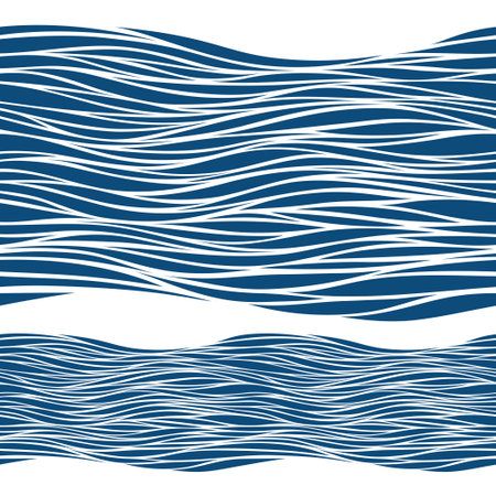 Abstract blue illustration on white background