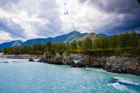 Fantastic and beautiful Mountain Altaiの写真素材