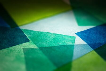 blue green abstraction