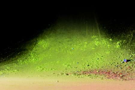 Colorful powder pigments compositionの写真素材