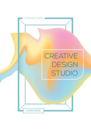 Bright abstract ink for a different design. Creative design. Liquid ink. Modern style trends. Background for banner, card, poster, poster, identity, web design. Holi.のイラスト素材