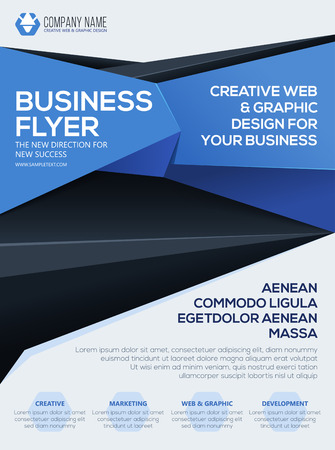 Business template. Poster. Vector Business Flyer. Annual report brochure. Leaflet Brochure. Flyer template. Book cover layout design. Cover presentationのイラスト素材