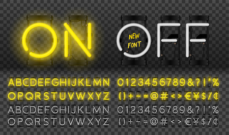 On and Off lamp.のイラスト素材