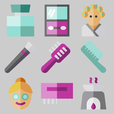 icons set about Beauty .のイラスト素材