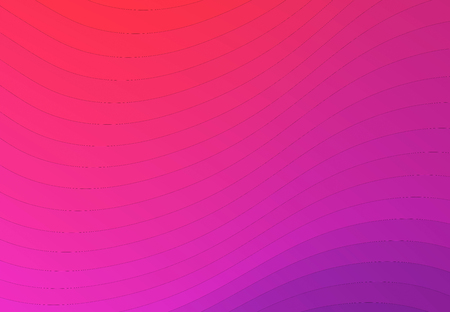 abstract luminous colorful horizontal background with red orange violet purple wavy stripesのイラスト素材