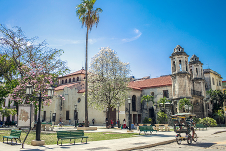 Cuba, Havana - May 10, 2017: Plaza del Cristoのeditorial素材