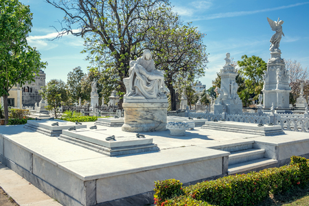 Cuba, Havana - May 10, 2017: Colon Cemetery (Columbus cemetery)のeditorial素材