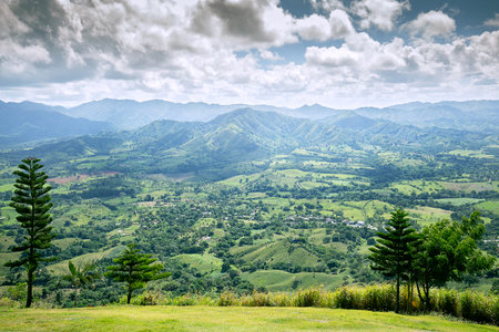 View from the top of Redonda mountainの写真素材