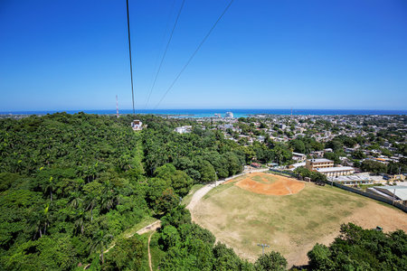 Teleferico in Puerto Plata, Dominican Republic, offers the visitor a panoramic view of the city...