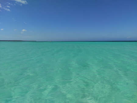 Caribbean Sea. Punta Cana. Saona Islandの写真素材