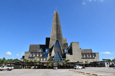 Basilica Cathedral of Our Lady of Altagracia, in Higuey (Punta Cana, Dominican Republic)の写真素材