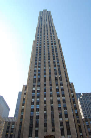 View of the most iconic buildings and skyscrapers in Manhattan (New York).のeditorial素材