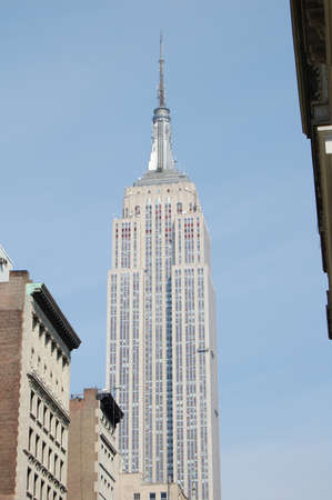View of the most iconic buildings and skyscrapers in Manhattan (New York).のeditorial素材