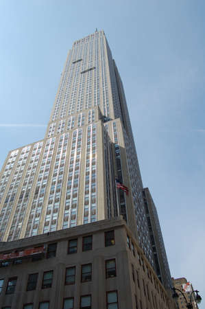 View of the most iconic buildings and skyscrapers in Manhattan (New York).のeditorial素材