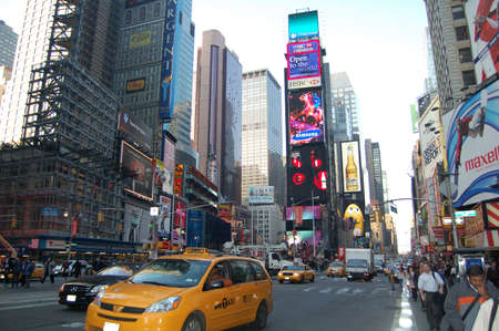 View of the most iconic buildings and skyscrapers in Manhattan (New York).のeditorial素材
