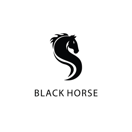 Black Horseのイラスト素材
