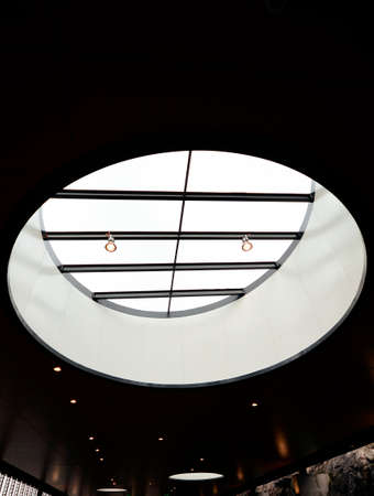 Skylight of a Metro station.
