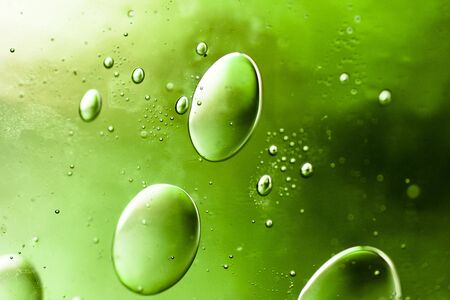 green bubblesの写真素材