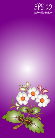 Russian folk painting in the style of Khokhlomaのイラスト素材