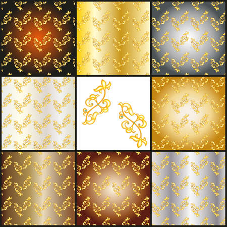 an abstract pattern texture in a retro styleのイラスト素材