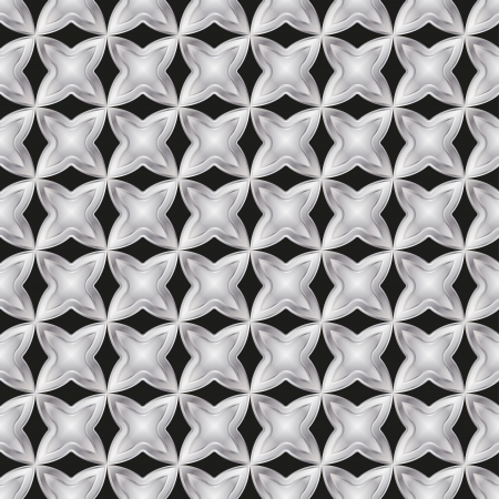 geometric texture reminiscent of flowers or starsのイラスト素材