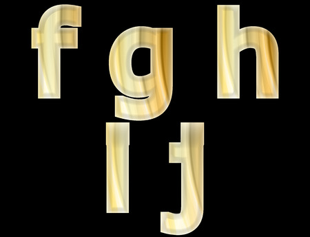 colored letters of the alphabetのイラスト素材