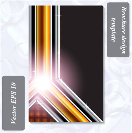 modern design of a brochure using simple abstract elementsのイラスト素材