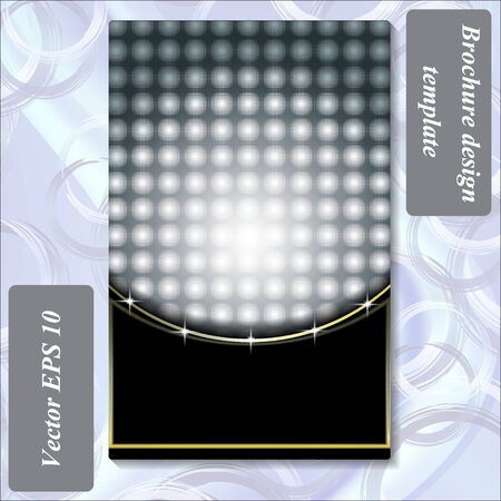 modern design of a brochure using simple abstract elementsのイラスト素材