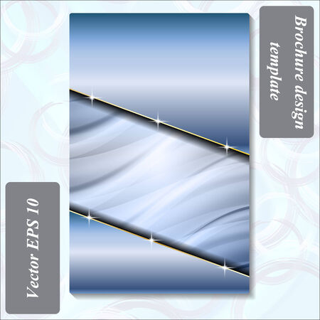 modern design of a brochure using simple abstract elementsのイラスト素材