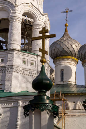 bell tower of the Orthodox Church, theological Church, Kostroma, Russia