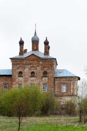 stone Orthodox church, Shakhovo village, Kostroma region, Russia, built in 1807