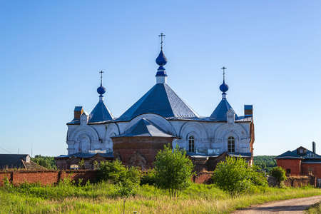 old Orthodox church russia, temple complex of the village of Sumarokovo, Kostroma province, Russia....