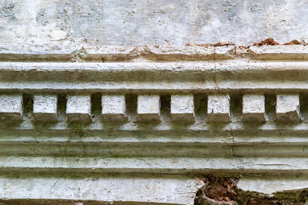 the interior of an abandoned Orthodox church, Gorinskoe tract, Kostroma province, Russia. The year of construction is 1809.の写真素材