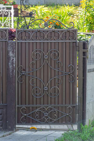 street gate, door, antique style