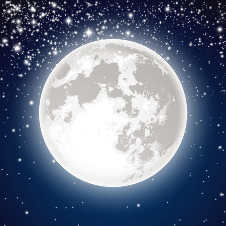 Full moonのイラスト素材
