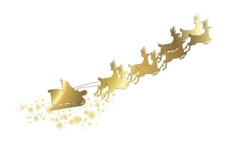 Christmas sleighのイラスト素材