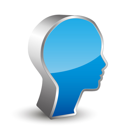 Profile 3D iconのイラスト素材