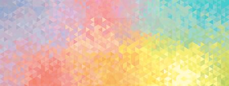 Abstract geometric banner full vectorのイラスト素材