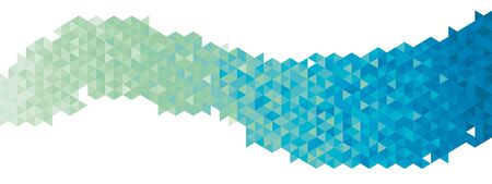 Abstract geometric banner full vectorのイラスト素材